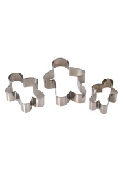 لا كوتشينا طقم قوالب الكوكيز ب 4 تصاميم متنوعة ، 3 قطع