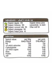 ايلاز كيتشن ذا وايت وان عصير فواكه 4 حزم من 90غرام