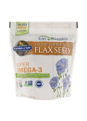 غاردن أوف لايف بذور الكتان العضوية الخام 397 غرام