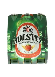 Holsten Strawberry Flavoured Non-Alcoholic Malt Beverage 330ml Pack of 6
