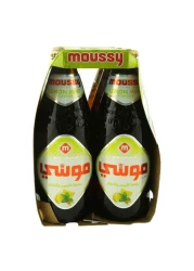 Moussy Lemon Mint Flavour Non-Alcoholic Malt Beverage 330ml Pack of 6