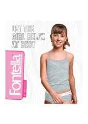 Fontella Cotton Underwear Set for Girl 901012 Ash Grey 12 Years