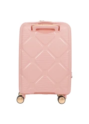 أميركان توريستر حقيبة سفر صلبة بعجلات إنستاغون سبينر باللون الخوخي الزهري 55 سم