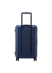 Delsey Paris Securitech Stone 4 Double Wheels Luggage Hard Trolley Navy 55cm