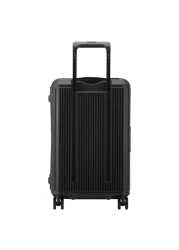 Delsey Paris Securitech Stone 4 Double Wheels Luggage Hard Trolley Black 55cm