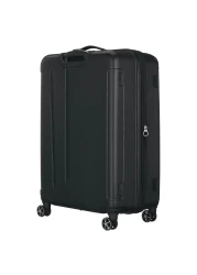 وينغر بروتاكتر حقيبة سفر بـ 4 عجلات وهيكل صلب باللون الأسود بطول 77 سم