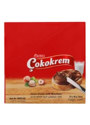 ألكر كوكوكريم كريمة بالكاكاو والبندق للدهن 40 غرام حزمة من 24