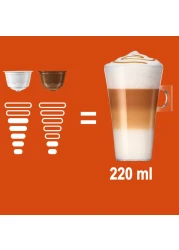 Nescafe Dolce Gusto Latte Macchiato Caramel Coffee, 16 Capsules