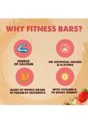 نيستله فيتنس لوح رقائق حبوب الإفطار بالفراولة، 23.5 غرام