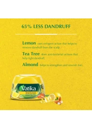 Dabur Vatika Naturals Dandruff Guard Hair Styling Cream Yellow 210ml