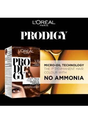 L'Oreal Paris Prodigy Ammonia-Free Permanent Oil Hair Colour 5.35 Mahogany Golden Brown