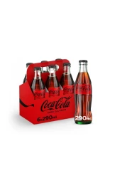 كوكا كولا زيرو كالوري زجاجة مشروب غازي 290 ملل