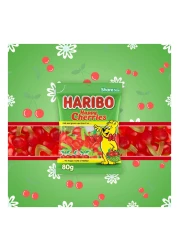 Haribo Happy Cherries Candy, 80g