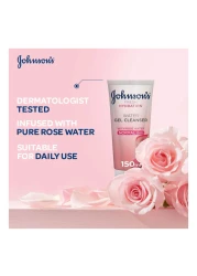 جونسونز منظف وجه جل مائي لترطيب منعش للبشرة العادية 150 ملل