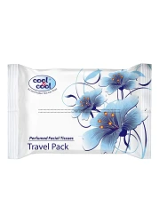 Cool &amp; Cool Perfumed Travel Tissues White 20 Sheets 1 PCS