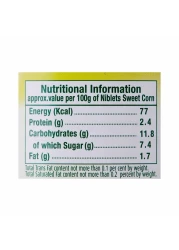 Green Giant Niblet Sweet Corn, 340g
