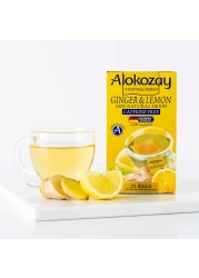 Alokozay Ginger And Lemon 25 Tea Bags