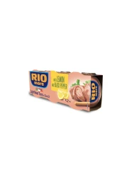 ريو ماري لحم تونة خفيف في زيت الزيتون مع الليمون والفلفل الأسود، 80 غرام، حزمة من 3