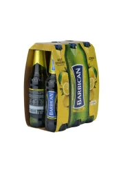 بربيكان مشروب الشعير غير الكحولي بنكهة الليمون 330 ملل حزمة من 6