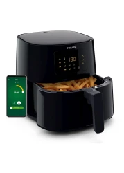 فيليبس مقلاة هوائية 5000 سلسلة كونيكتد XL HD9280 - أسود - 2000 واط