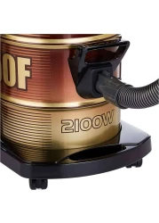 Hitachi Drum Vacuum 2100W 18L Tank Dust Capacity CV950F24CBS WR Wine Red