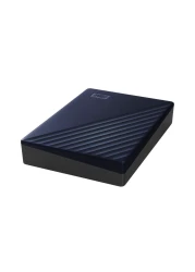 دابليو دي ماي باسبورت محرك الأقراص الصلبة الخارجي المحمول لجهاز ماك، سعة 5 تيرابايت، أزرق