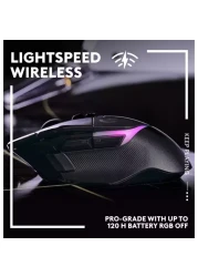 Logitech G502 X Plus Wireless Gaming Mouse - Black