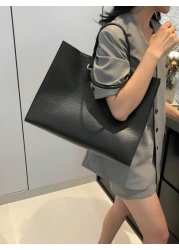 حقيبة السفر/التسوق كبيرة الحجم ذات طبعة أنماط الثعابين، مناسبة للاستخدام على مدار العام، متعددة الاستخدامات