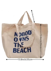 Contrast Color Lightweight Suitable For Going To School Campus Library Shopping Travel Outdoor Picnic Large Capacity Tote Bag Shoulder Bag Tote Bag Large Best Fall Inspo Ideas