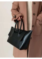 Fashionable Faux Leather Minimalist Flap Top Handle Bag Formal Handbags For Women Bulk Buy Handbags Wholesale Dubai Ladies Handbags For Women Rookies White Collar Workers For Teacher Gifts For Lady Fo