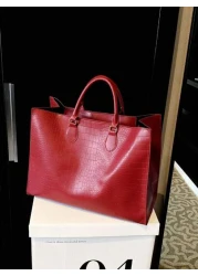 حقيبة "أنكولا" الترابية اللون من نوعية عالية بطراز فينتدج، موديل جديد للخريف/الشتاء، لاتناسب جميع المناسبات،