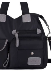 Women Shoulder Bag Nylon Handbags Waterproof Crossbody Bag Large Capacity Multifunctional Tote Trave