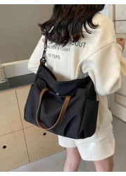 Minimalist Fashionable One Shoulder Crossbody Bag Large Capacity Commuting Versatile Women Tote Bag With Multiple Pockets Lightweight Foldable For Outdoor Travel Office University