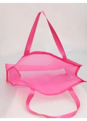 1PC Mesh Beach Bag Nylon Material Alphabet Printed Beach Mesh Tote Bag With Large Capacity Use Tt Yourself Or Give Gifts To Others Back To School Supplies Beach Bag Waterproof Backpack Vacation Bag Fo