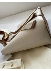 Lightweight Business Casual Large Capacity Shoulder Tote Bag Double Handle Elegant Style Teacher Bag For Teen Girls Women College Students Rookies White Collar Workers Perfect For Office College Work