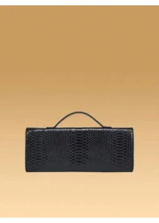 Dedoo حقيبة يد جديدة أنيقة من الجلد المزخرف على الطراز الأوروبي والأمريكي بطبعات جلد التماسيح بالوان الأحمر وال