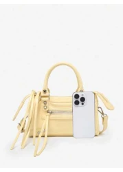 1pc Retro Y2K Motorcycle Punk Grunge Style Women Rivet Decor Multi Pocket Faux Oil Wax Cracked Leather Shoulder Handbag Suitable For Outing Date Party