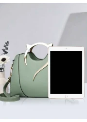 Lightweight Business Casual Simple Zipper Shoulder Bag Solid Color Shoulder Bag For Women Large Capacity Simple Design With Hardware Decoration Fashionable For Students Shopping Suitable For Teen Fema