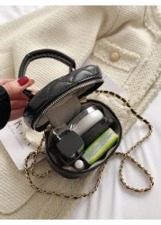 Lightweight Mini Bag Chain Bag Quilted Thread Bag Clutch Bag Bucket Bag Crossbody Bag Suitable For Teen Girls College Students And White Collar Workers Perfect For Office University Work Business Comm