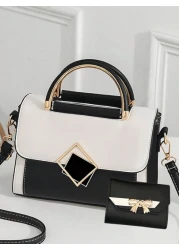 مجموعة 2 قطعة / 1 مجموعة لعام 2025 حقيبة نسائية يمكن شرائها بشكل منفصل، الحقيبة النسائية الأحدث والنموذج الراقي ل