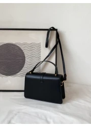 حقيبة مربعة الشكل خفيفة الوزن ومزودة بإبزيم كاجوال للعمل، هدية عيد الأم للأم للفتيات المراهقات والنساء وطلاب