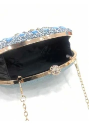 Dedoo New Sunflower Diamond Buckle Fashion Dinner Bag Party Evening Dress Joker Hand Slung Shoulder Bag Wedding Bag Female Bag