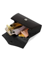 1 قطعة حقيبة يد مسائية مرصعة بالأحجار الكريمة على المقبض للإمساك المريح، تحتوي على الضروريات مثل الهاتف والأح