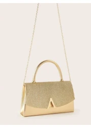 حقيبة سهرة المتوهجة للسيدات أنيقة وعصرية، مثالية للأعياد والحفلات والزفاف وعشاء زفاف وذكرى الميلاد، تنسق مع