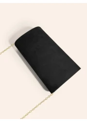 SIIZA Glitter Shiny Luxury Glamorous Elegant Exquisite Large Women Clutch Purse Evening Bag Prom Handbag With Detachable Chain For Wedding Elegant For Girls Women College Students Rookies White Collar