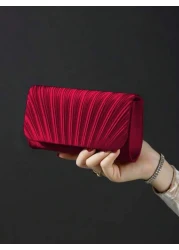 Shiny Fashion Elegant Casual Clutch Envelope Bag Alluring Luxurious Delicate Small Square Chain Bag Suitable For Women Students Office Ladies Brides As Evening Bags Wallets Handbags Great Gift For Wed