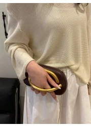 Burgundy PU Leather Clutch Ideal For Valentine s Day Comfortable And Fashionable Fashion Handbag Personalized Gift Option Accessory 2025 Chic Style For All Occasions Luxury Feel At Affordable Price