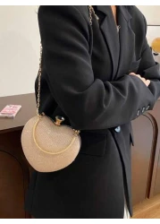 حقائب يد فخمة، محافظ بشكل مسك، ساخنة للبيع، على شكل قلب مع سلسلة، حقائب سهرة للنساء