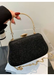 Luxury Fashion Evening Clutch Bag Bridal Bag Shoulder Crossbody Shiny Party Bag Small Design Bag Women s Handbag Valentine s Day Valentines