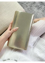 Fashion Sequin Women s Clutch Bag Stylish Prom Evening Bag Envelope Bag Luxurious And Elegant Bridal Bag Suitable For Parties Proms Dinners Graduation Ceremonies Matching With Sequin Evening Dresses W